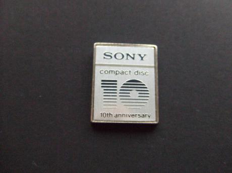 Sony compact disk 10 jarig jubileum